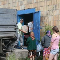 Продуктовий десант до Орлівки