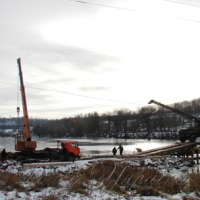 Військові інженери економлять бюджетні гривні на будівництві мосту