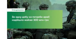 Відкрито спеціальний рахунок для збору коштів на підтримку Збройних Сил України