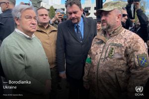 Генсек ООН відвідав Бородянку 