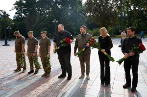 Керівництво Верховної Ради України та Апарату вшанувало пам’ять військовослужбовців Нацгвардії України