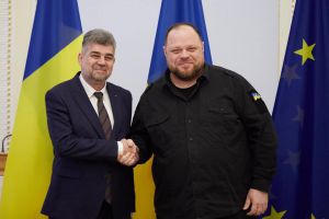 Голова Верховної Ради України Руслан Стефанчук зустрівся  з Прем’єр-міністром Румунії Марчелом Чолаку 