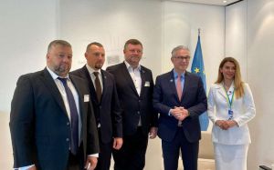 Перший віцеспікер Олександр Корнієнко зустрівся з Президентом ПАРЄ Теодоросом Русопулосом у межах робочого візиту до Страсбурга 