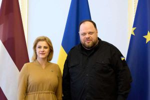 Руслан Стефанчук зустрівся з Прем’єр-міністром Латвійської Республіки Евікою Сілінею