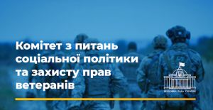 Проєкт Державного бюджету України на 2025 рік розглянув Комітет з питань соціальної політики та захисту прав ветеранів 