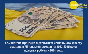 Понад пів мільйона гривень виплатила Міловська громада військовим та членам їхніх сімей