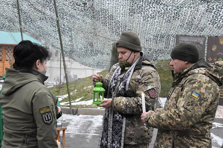 Вифлеємський вогонь прибув на передову