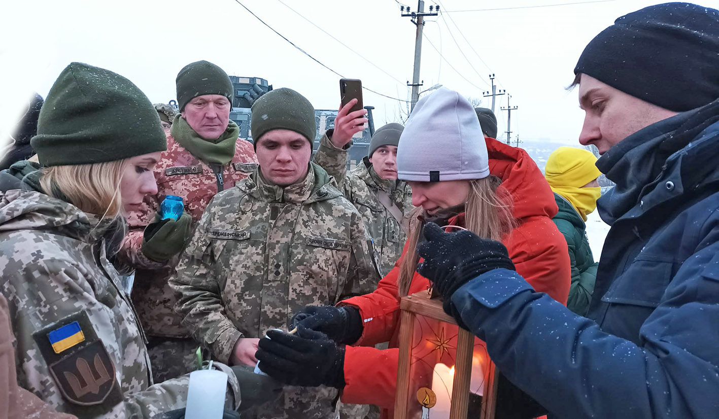 Десантникам вручили Вифлеємський вогонь