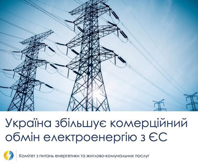 Пропускна спроможність електромереж між енергосистемами України та ЄС збільшилася