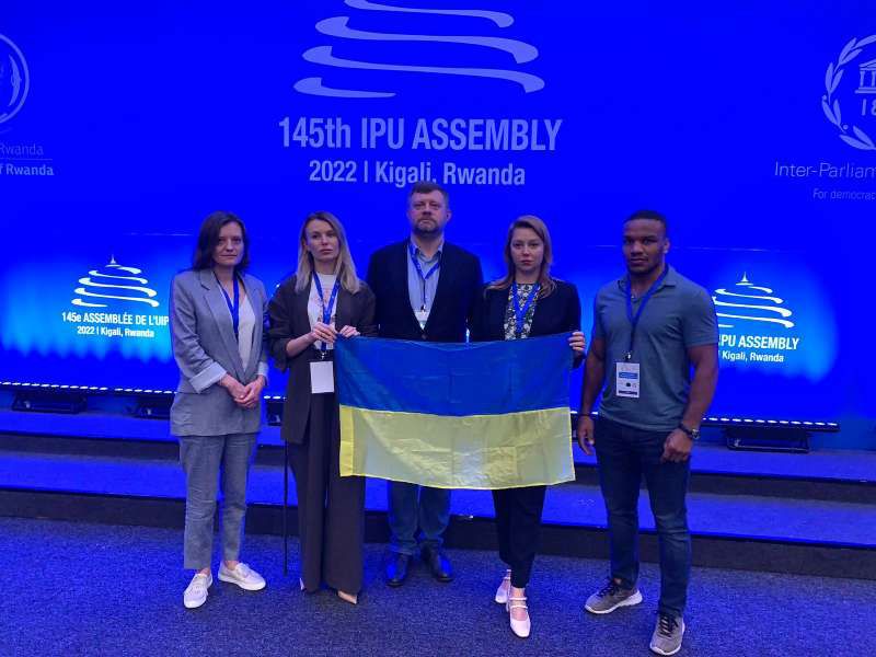 На 145-й Асамблеї Міжпарламентського Союзу прийняли екстренну Резолюцію, яка засуджує війну в Україні та виступає проти спроб анексій територій України