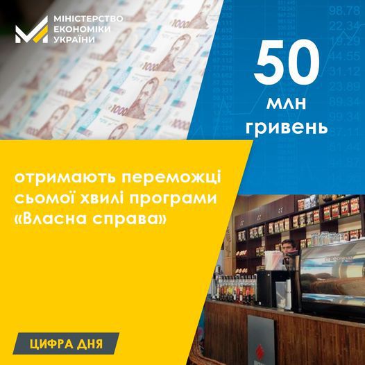 Мікрогранти на майже 50 млн грн отримають переможці сьомої хвилі програми «Власна справа»