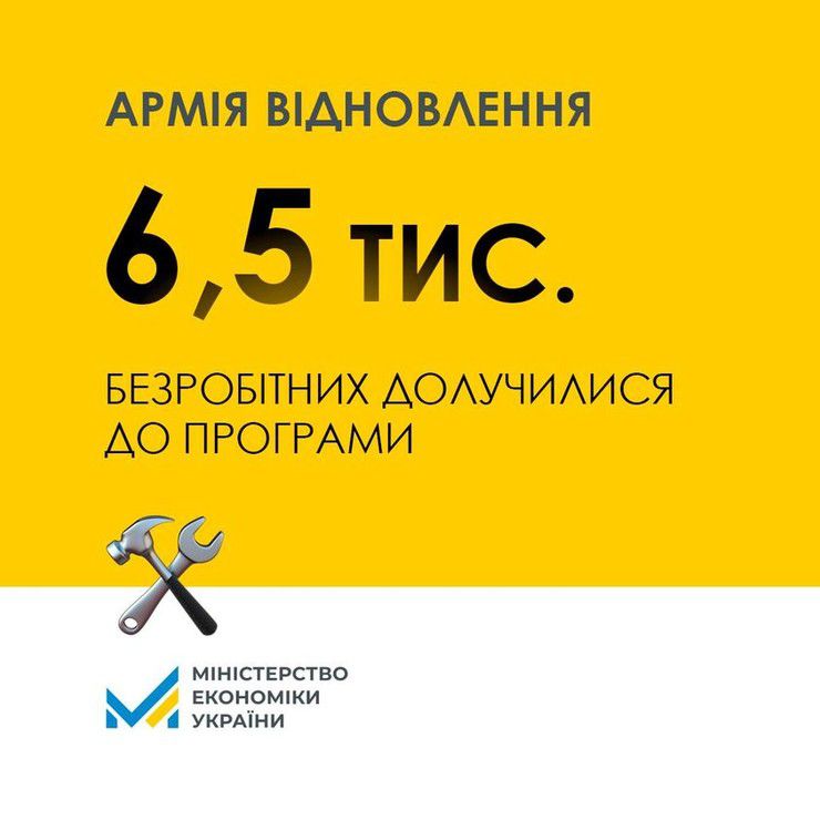 «Армія відновлення» отримала від держави 40 млн грн за виконані роботи