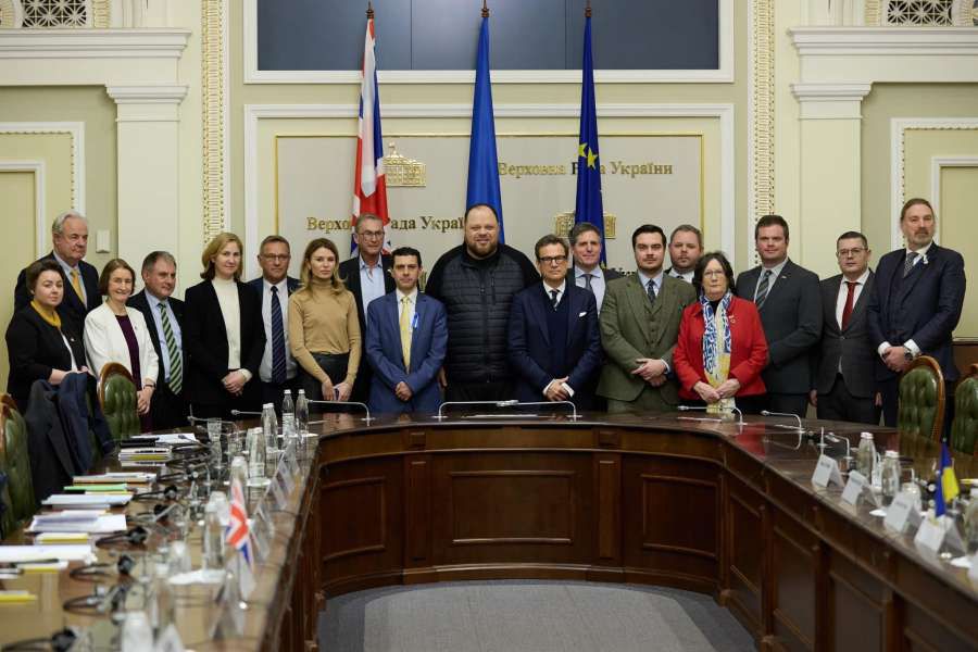 Руслан Стефанчук зустрівся із парламентською делегацією Сполученого Королівства Великої Британії та Північної Ірландії