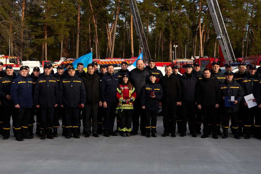 Руслан Стефанчук нагородив особовий склад Державної служби надзвичайних ситуацій України