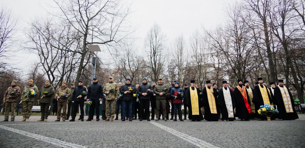 У День Соборності на Дніпропетровщині вшанували пам’ять тих, хто віддав життя за цілісність держави