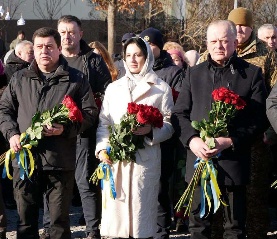 На Вінниччині у третю річницю повномасштабного вторгнення вшанували пам’ять загиблих Героїв