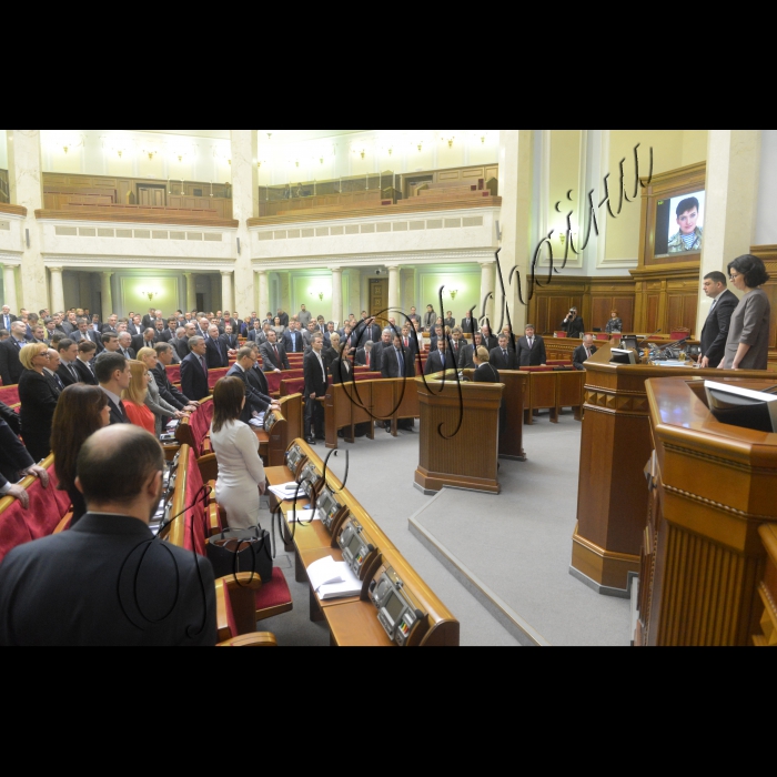 Пленарне засідання ВР 10 лютого 2015. Заява з вимогою звільнення Надіі Савченко