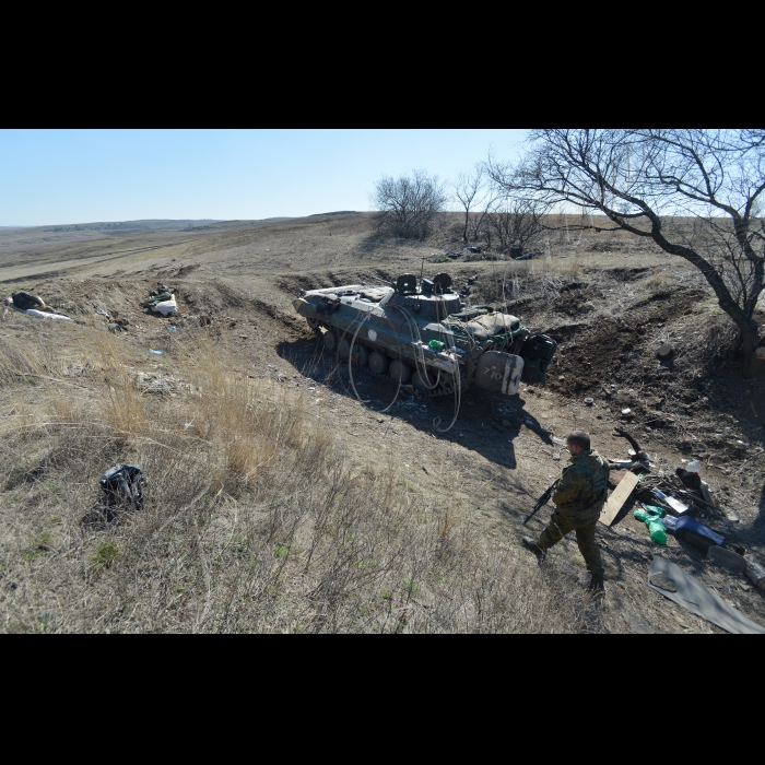 Донецька область. Село Луганське поблизу Дебальцевого. 
9-та рота 3-го батальйону 30-ї бригади.
