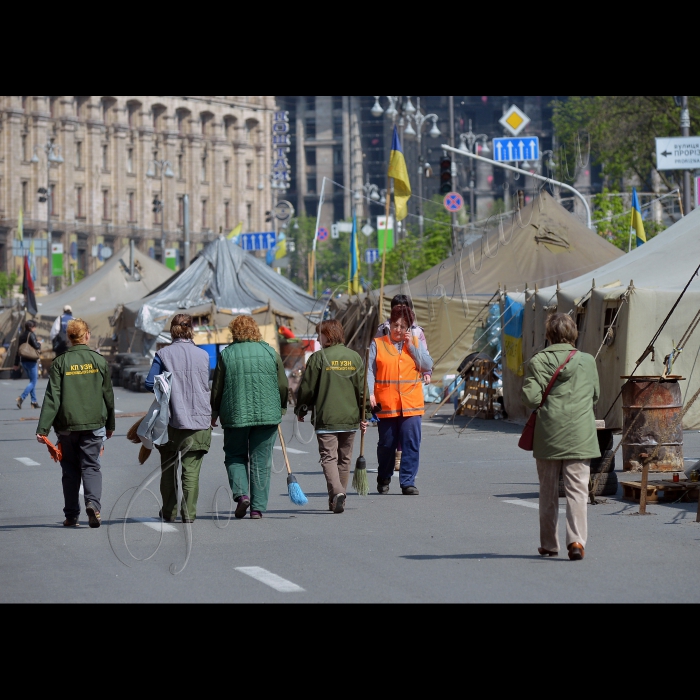 Київ. Євромайдан.
Вул.Хрещатик