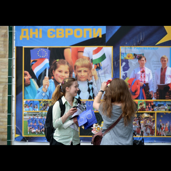 Київ., Святкування Дня Європи, в Національному культурно-мистецькому та музейному комплексі 