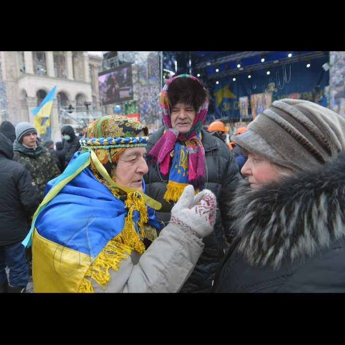 Київ. Майдан Незалежності, Хрещатик, Євромайдан. 