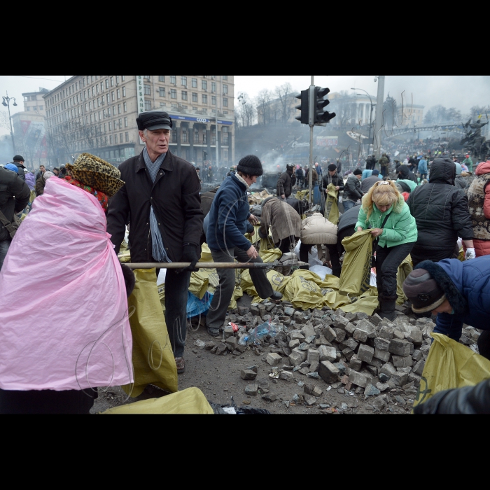 Київ. Євромайдан, Майдан Незалежності.