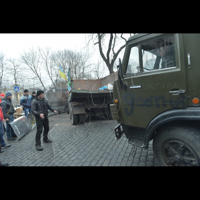 Київ, Євромайдан. Майдан Незалежності,  вул. Інститутська, вул. Грушевського.