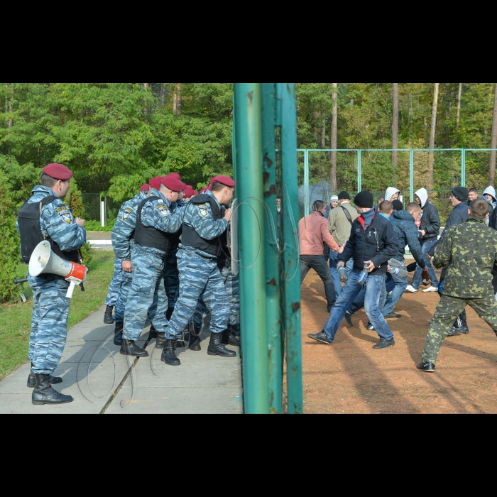 На території Навчального центру ГУМВС України в м. Києві відбулись спільні навчання невідкладної медичної допомоги МВС, СБУ, Міністерства оборони та інших силових відомств. В їх рамках відбувся конкурс серед працівників спецпідрозділу «Беркут» з надання невідкладної медичної допомоги громадянам, колегам та самому собі у разі виникнення надзвичайних ситуацій.