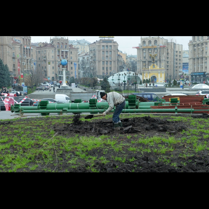 Київ. Новорічна ялинка на Майдані Незалежності