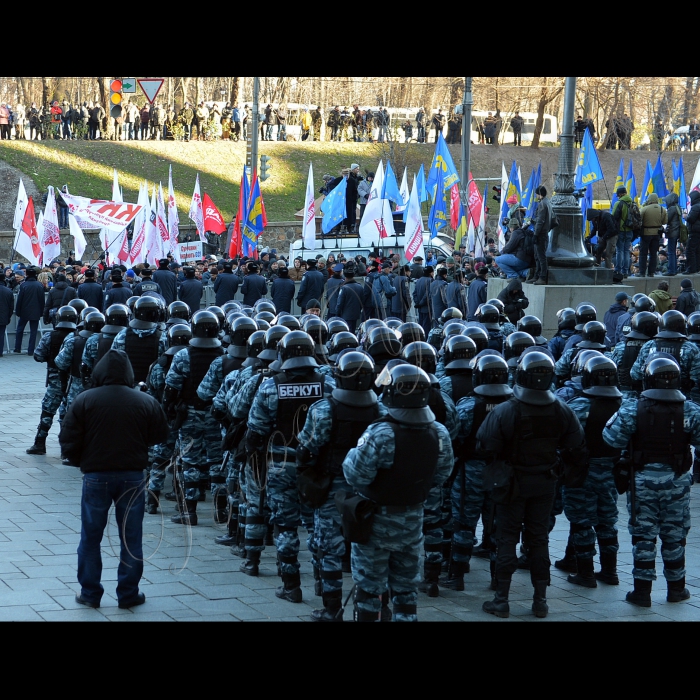 Акція прихильників вступу до Євросоюзу біля Кабміну