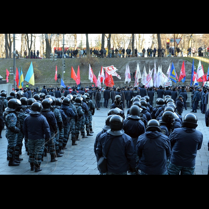 Акція прихильників вступу до Євросоюзу біля Кабміну