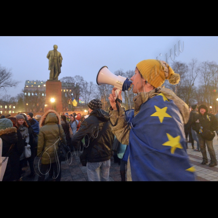 Київ. У парку Т.Шевченка відбувся загальностудентський марш-протест «Ні пакту Путіна-Януковича». Організатор: студентська координаційна рада, створена учасниками студентських страйкомів Євромайдану.
