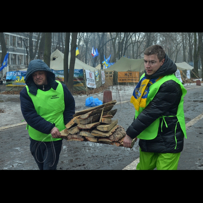 Київ. Мітинг  прихильників Партії регіонів у Маріїнському парку. 