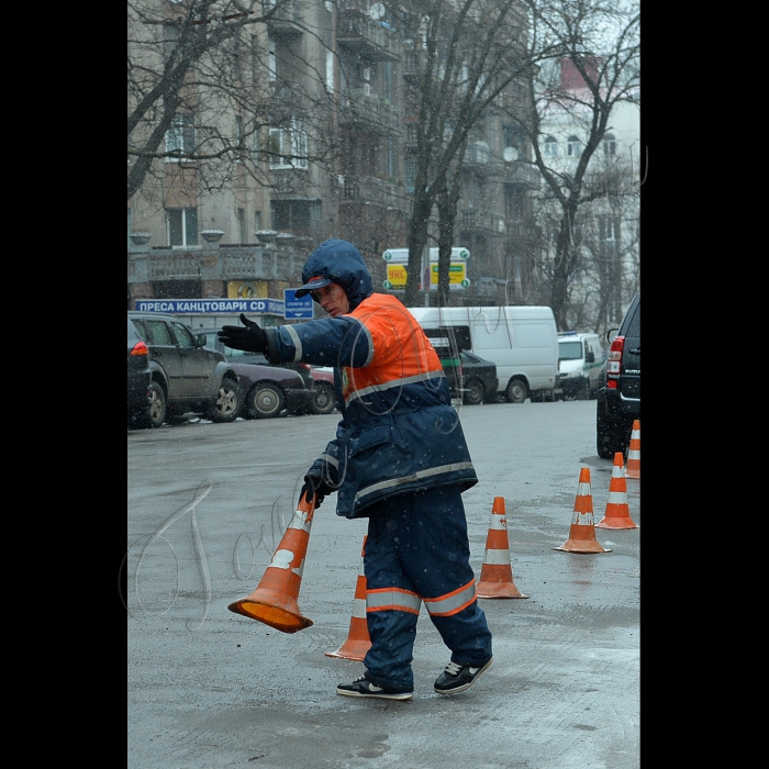 Київ. Паркування на вул. Пушкінська і Пирогова.