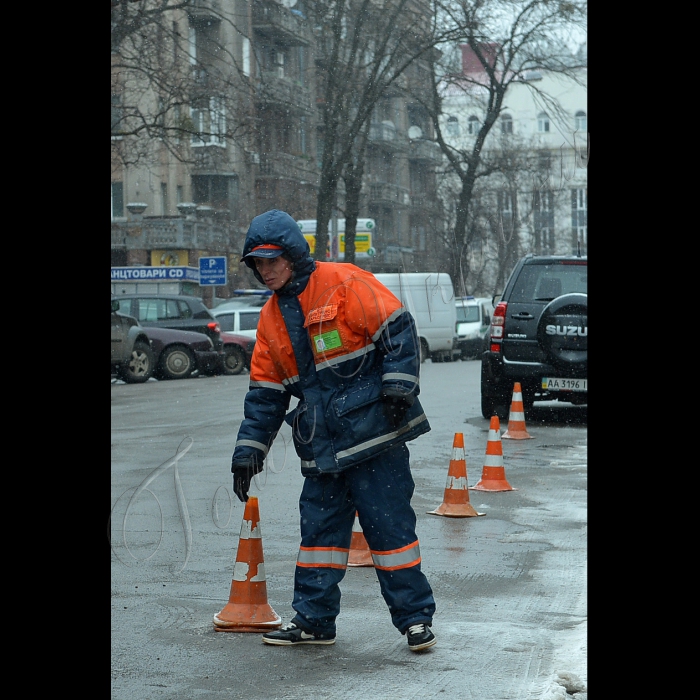 Київ. Паркування на вул. Пушкінська і Пирогова.