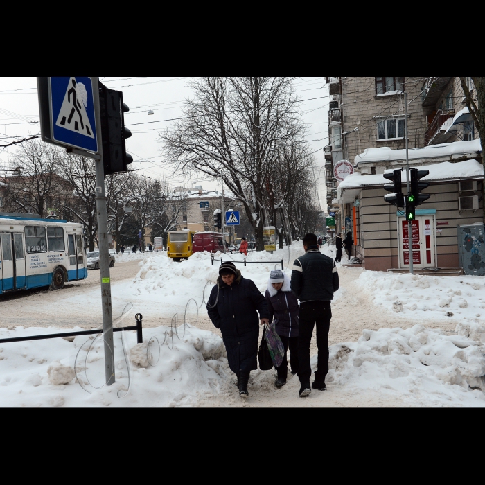 Тернопіль. Сніг