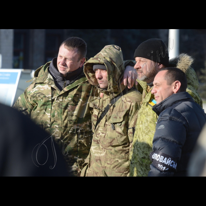 В Києві,  на Майдані Незалежності відбулася повторна мирна акція за участю Іловайського братерства 