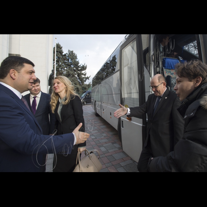 Зустріч Голови Верховної Ради України Володимира Гройсмана з делегацією голів парламентів держав Північної Європи та Балтії.