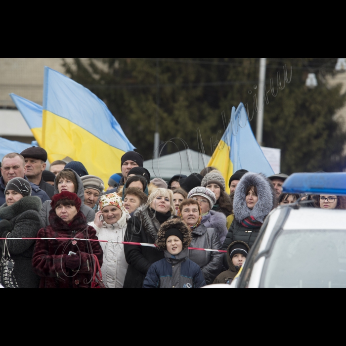 Голова ВР України Володимр Гройсман, Президент України Петро Порошенко, Керівник Національної поліції України Хатія Деканоідзе взяли участь у церемонії складання присяги Національною поліцією у м. Вінниця.