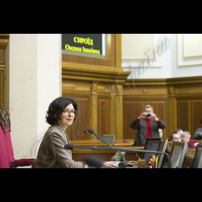 Парламентські слухання на тему: «30 років після Чорнобиля: уроки та перспективи» під головуванням заступника Голови ВР України Оксани Сироїд та за участі представників Кабінету міністрів.
Заступник Голови ВР України Оксана Сироїд