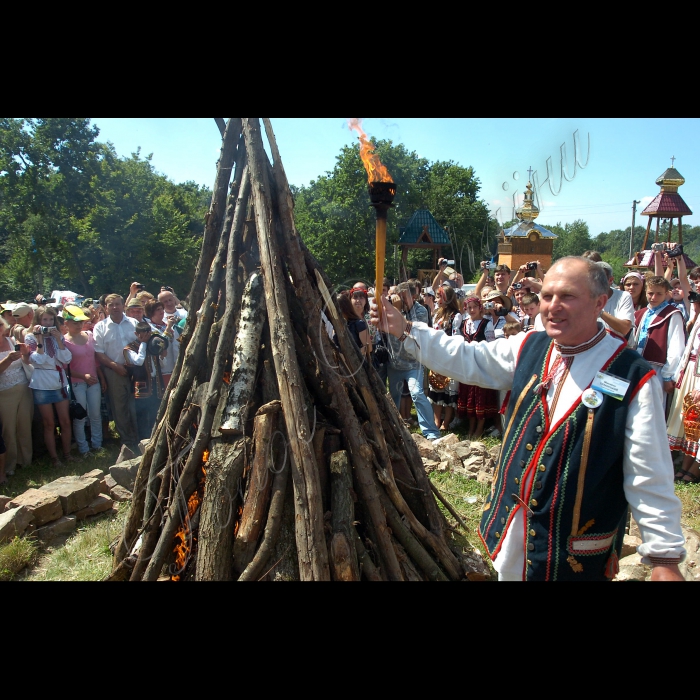 Тернопільська область, місто Монастириська.
Тернопільська Область. Заключні акорди ХІІІ Всеукраїнського фестивалю лемківської культури 