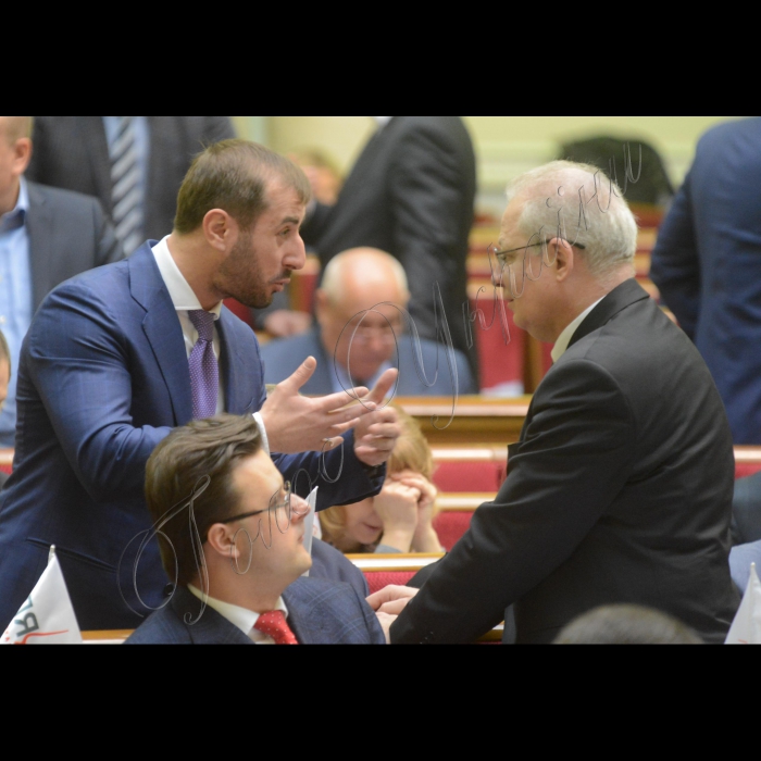 31 березня 2016. Пленарне засідання Верховної Ради України. Сергій Рибалка Віктор Вовк РП