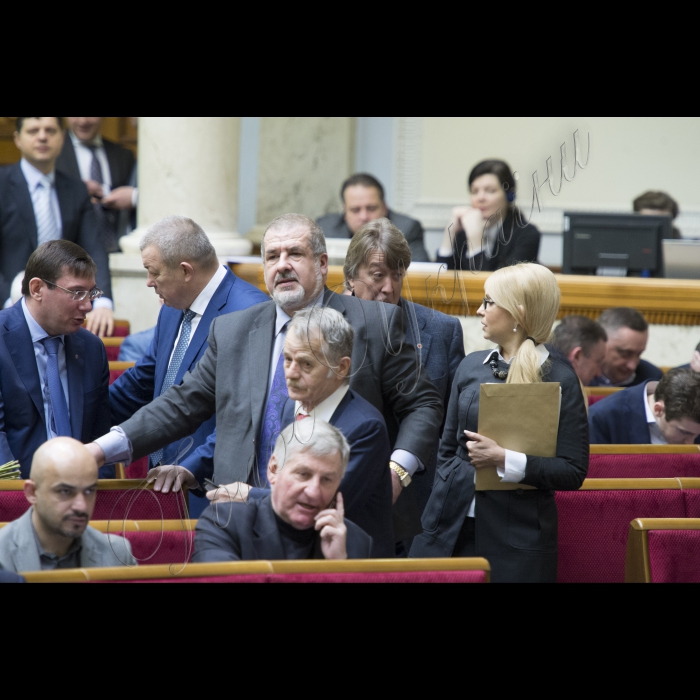 31 березня 2016. Пленарне засідання Верховної Ради України. Чубаров, Джемілєв, Тимошенко