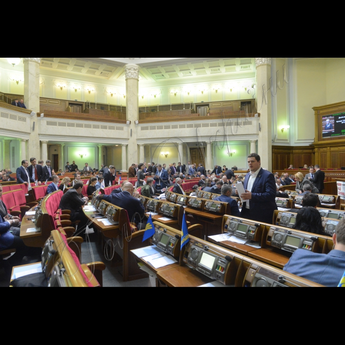 Пленарне засідання Верховної Ради України. Зал ВР