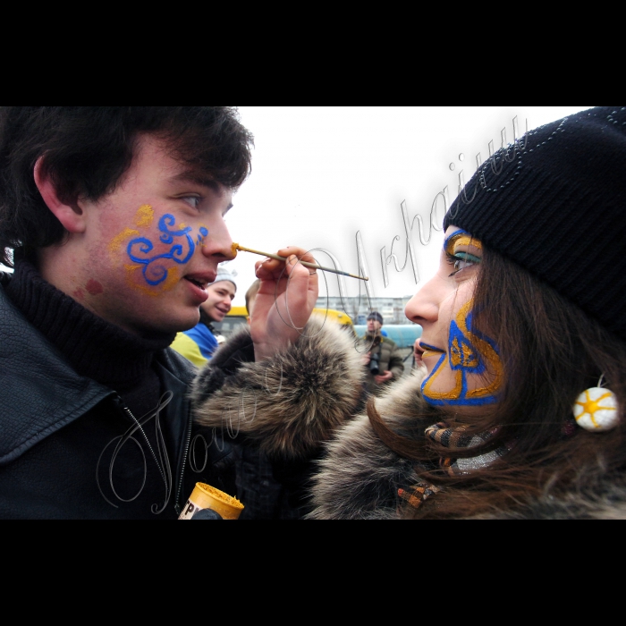 КИЇВ, На мосту Патона відбулася акція 