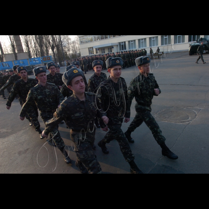 Чернігівська область, навчання 101-ї бригади охорони Генерального штабу ЗС України.