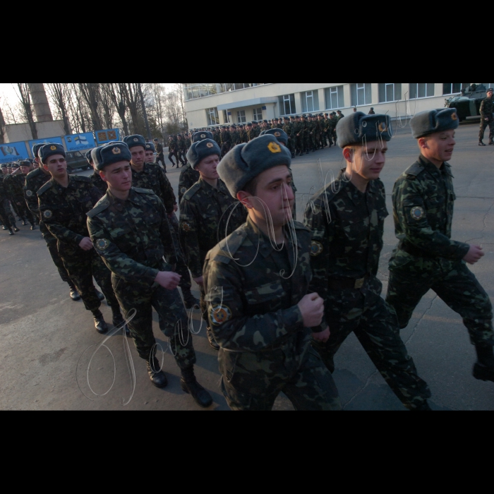 Чернігівська область, навчання 101-ї бригади охорони Генерального штабу ЗС України.