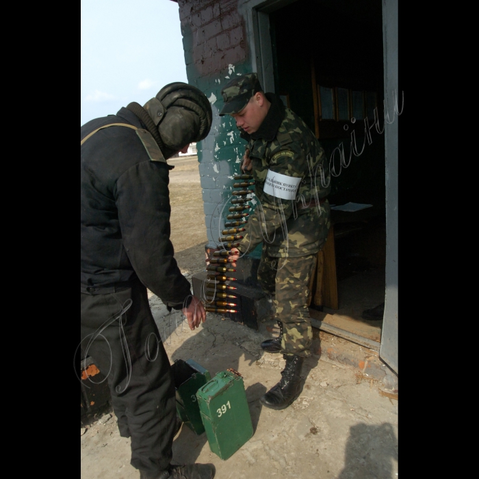 Чернігівська область, навчання 101-ї бригади охорони Генерального штабу ЗС України.