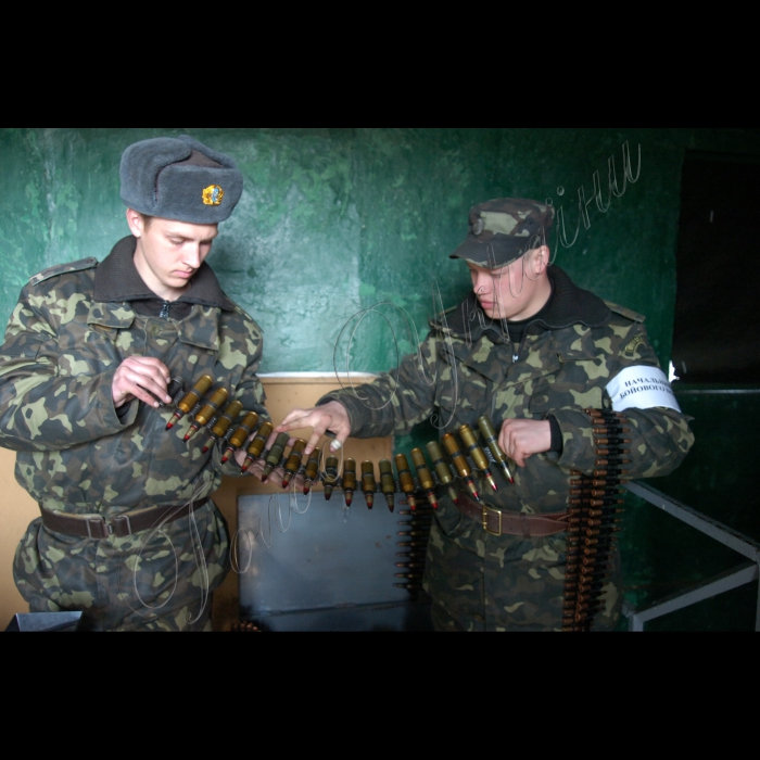 Чернігівська область, навчання 101-ї бригади охорони Генерального штабу ЗС України.