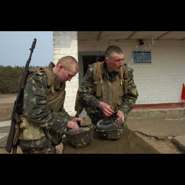 Чернігівська область, навчання 101-ї бригади охорони Генерального штабу ЗС України.